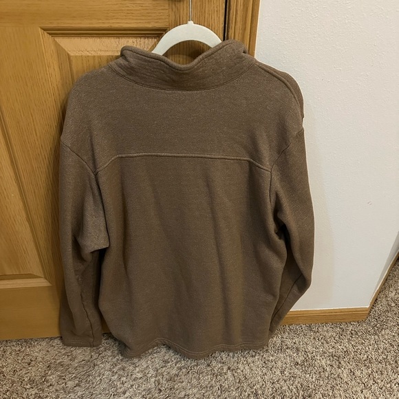 Columbia Men's Tan Zip-Up Sweater - Size XL - Picture 4 of 4